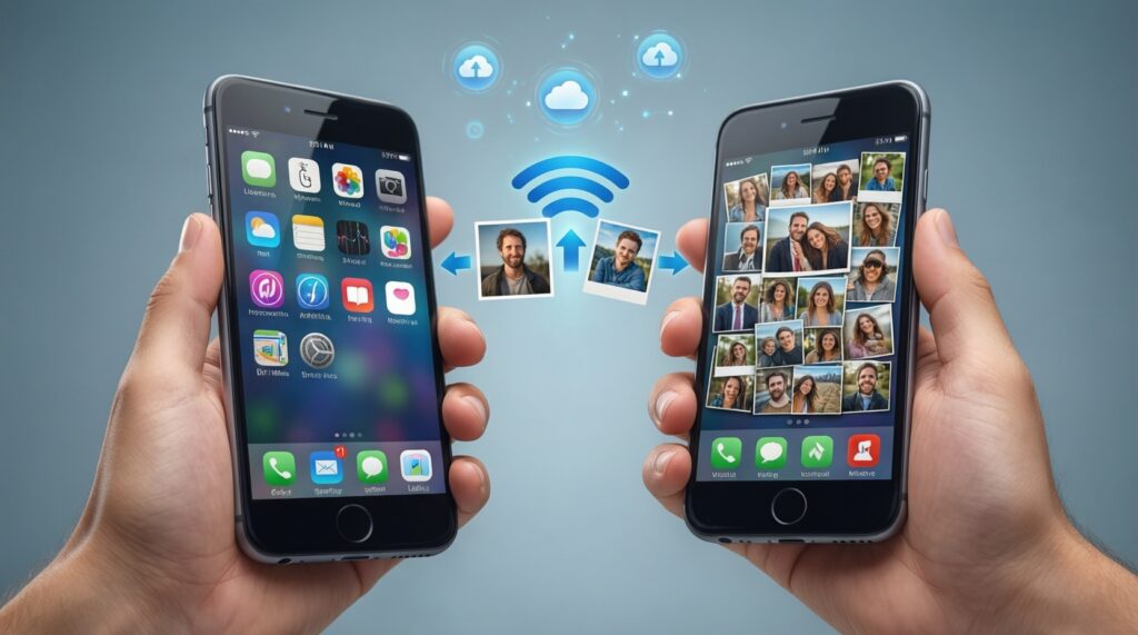 การสำรองข้อมูลและย้ายเครื่อง: iCloud vs Google One/Drive vs Samsung Cloud/Smart Switch แบบไหนง่ายกว่า - иллюстрация