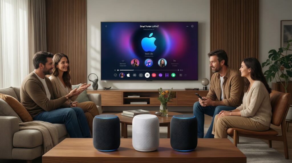 - รีวิวลำโพงอัจฉริยะ: HomePod vs Nest Audio vs Galaxy/SmartThings ทางเลือกไหนเหมาะบ้านคุณ - иллюстрация