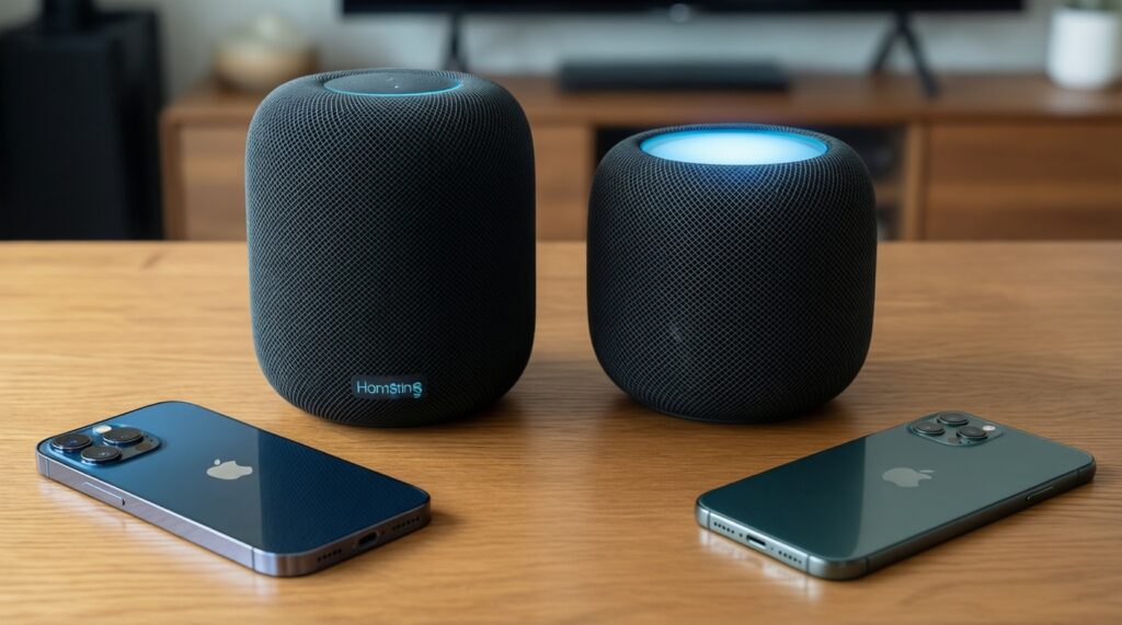 รีวิวลำโพงอัจฉริยะ: HomePod vs Nest Audio vs Galaxy/SmartThings ทางเลือกที่คุ้มสุดสำหรับควบคุมบ้าน - иллюстрация