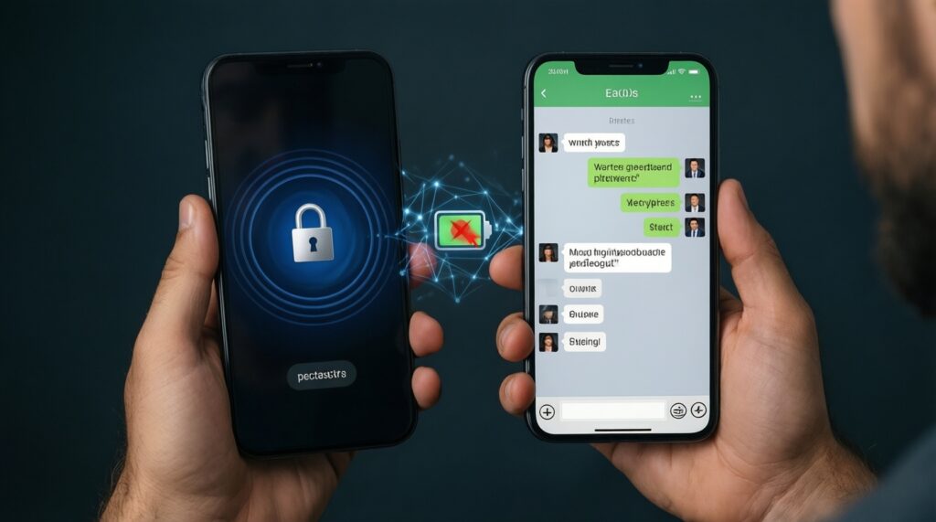 ย้ายค่ายแบบไม่เจ็บ: วิธีโอนข้อมูล รูป แชต และรหัสผ่านจาก Apple ↔ Google ↔ Samsung - иллюстрация