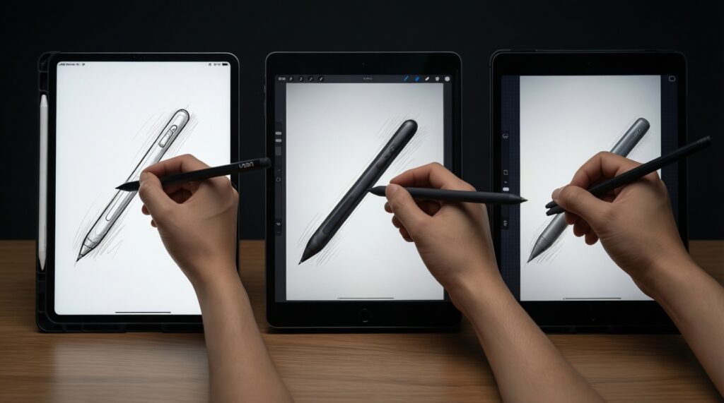 - ปากกาและการจดโน้ต: Apple Pencil vs S Pen vs USI ปากกาไหนเขียนดีกว่าและเหมาะกับใคร - иллюстрация