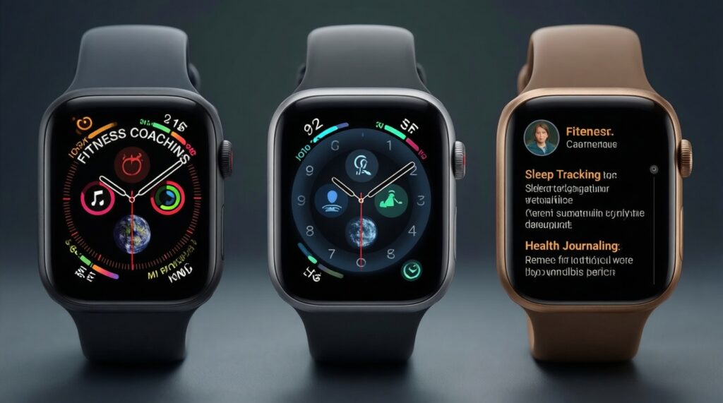 นาฬิกาอัจฉริยะสายสุขภาพ: Apple Watch vs Galaxy Watch vs Pixel Watch วัดอะไรได้จริงและแม่นแค่ไหน - иллюстрация