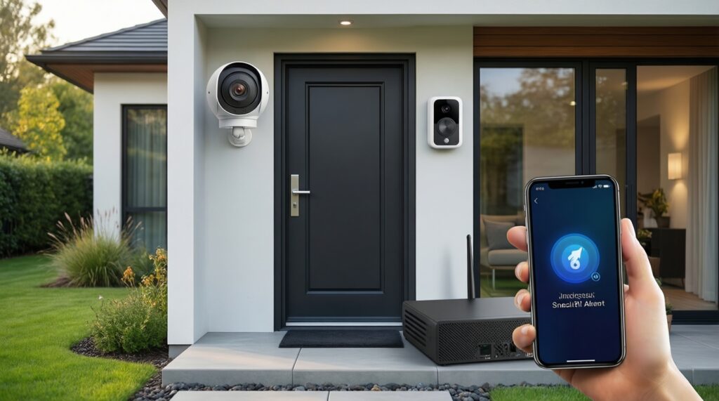 กล้องวงจรปิดและกริ่งประตูอัจฉริยะ: HomeKit Secure Video vs Google Nest vs SmartThings ทางเลือกไหนคุ้ม - иллюстрация