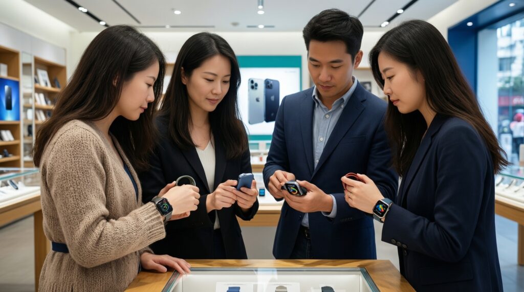 - เปรียบเทียบสมาร์ตวอทช์: Apple Watch vs Pixel Watch vs Galaxy Watch เรื่องสุขภาพ ฟีเจอร์ และแบต - иллюстрация
