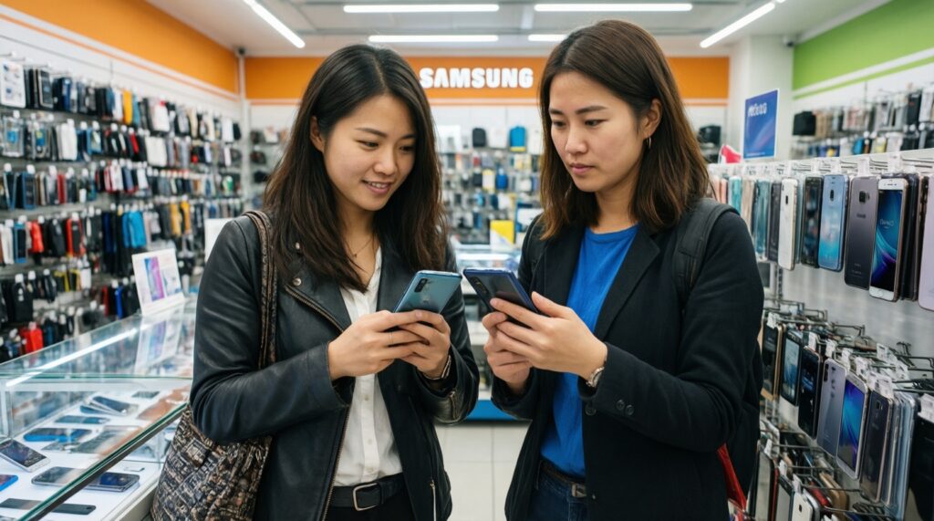 - สรุปข้อดีข้อเสียแบบไม่อวย: ใครควรอยู่ Apple/Google/Samsung ตามงบ พฤติกรรม และอุปกรณ์ที่มีอยู่ - иллюстрация