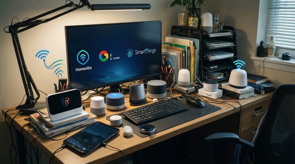 สมาร์ตโฮม 101: เลือกแพลตฟอร์ม HomeKit vs Google Home vs SmartThings ให้เหมาะกับบ้านคุณ - иллюстрация